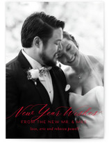 New Mr. & Mrs. Holiday Photo Cards