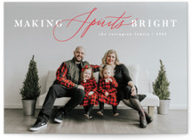 Bright Spirits Holiday Photo Cards
