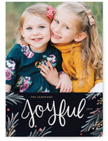 Painted Pine Holiday Photo Cards