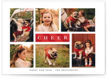 Candy Cane Joy Holiday Photo Cards