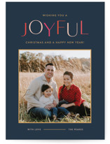 Joyful Minimalism Holiday Photo Cards