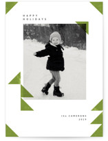 christmas triangles Holiday Photo Cards