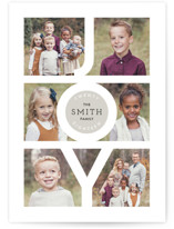 Modern Family Joy Holiday Photo Cards