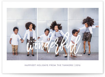 Wonderful Time Holiday Photo Cards