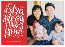 Extra Merry This Year Holiday Photo Cards