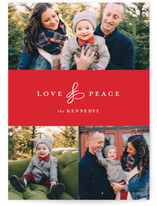 boldy simple Holiday Photo Cards