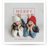 Simple & Merry Holiday Photo Cards