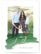 Simple Swash Holiday Photo Cards