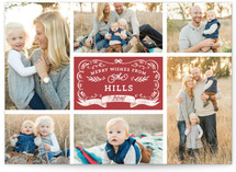 Apothecary Label Holiday Photo Cards