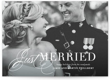 Just Merried Holiday Photo Cards