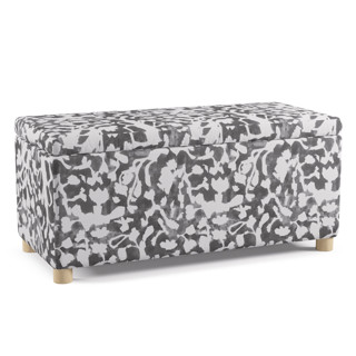 Block Floral Storage Bench