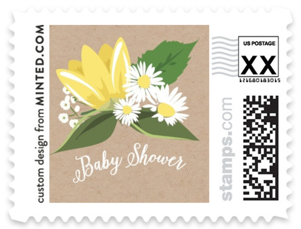 Baby Shower Stamps Us Custom Postage