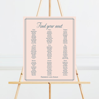 Chic Gala Custom Seating Chart