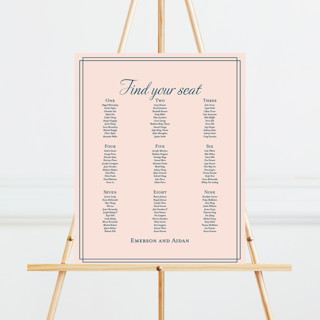 Chic Gala Custom Seating Chart