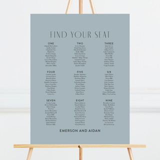 Layered Custom Seating Chart