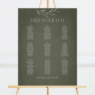 Botanical Arches Custom Seating Chart