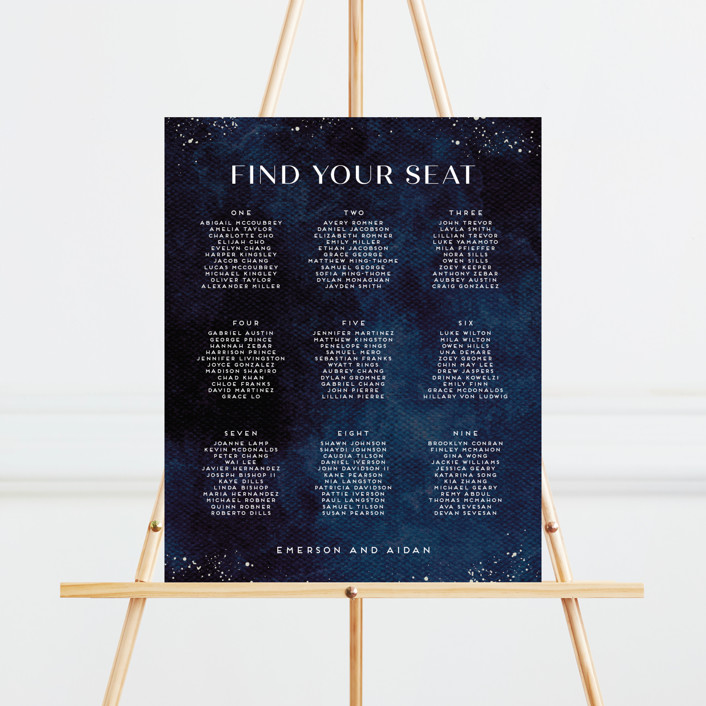 oponki Custom Seating Chart by Minted