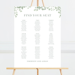 Vining Custom Seating Chart