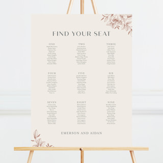Lovely Custom Seating Chart