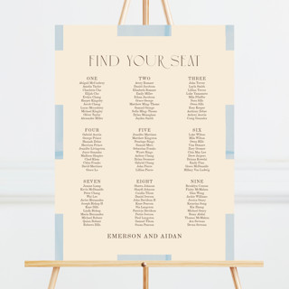 Checker Wash Custom Seating Chart