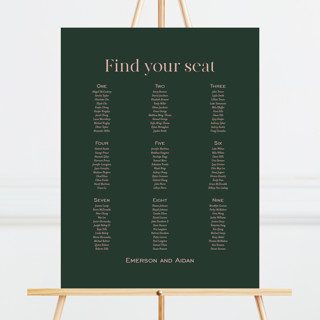 Little party big love Custom Seating Chart