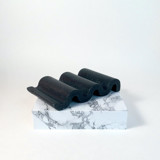 Black Wavy Soap Dish Soap Dishes