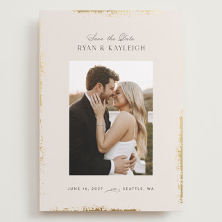 Gilde Edge Foil-Pressed Grand Save The Date Cards