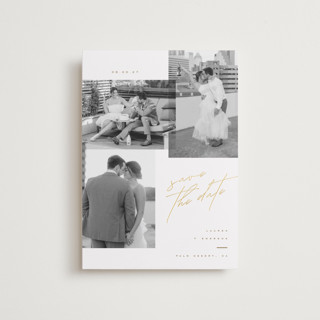 Forte Foil-Pressed Save the Date Petite Cards