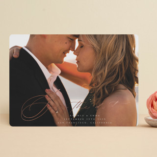 symphonious Foil-Pressed Save The Date Cards