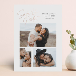 Mood Foil-Pressed Save The Date Cards