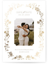 Foil-Pressed Save the Date Cards