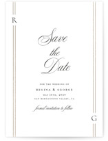 Foil-Pressed Save the Date Cards