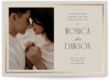 Foil-Pressed Save the Date Cards