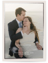 Tux Foil-Pressed Save The Date Cards