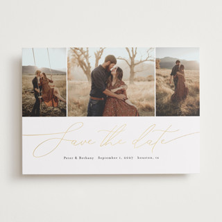 Chantilly Foil-Pressed Save The Date Cards