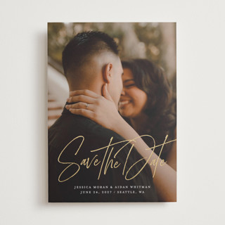 Willow Foil-Pressed Save The Date Cards