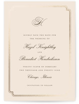 lussekatter Foil-Pressed Save The Date Cards