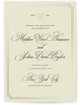 Honeybee Foil-Pressed Save The Date Cards