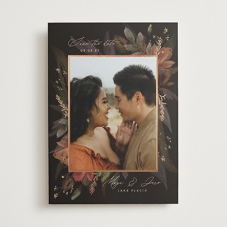Wild Love Foil-Pressed Save The Date Cards