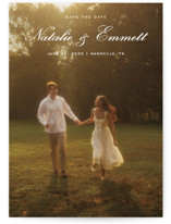 Story Foil-Pressed Save The Date Cards