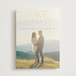 Verano  Foil-Pressed Save The Date Cards