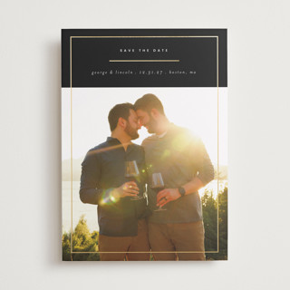 Perfect Foil-Pressed Save The Date Cards