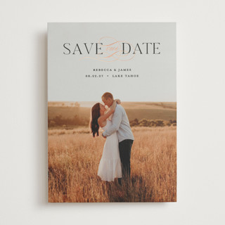 Melody Foil-Pressed Save The Date Cards