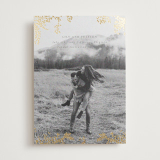 forever and a day Foil-Pressed Save The Date Cards