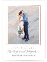 Foil-Pressed Save the Date Cards