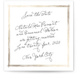 Justine Foil-Pressed Save The Date Cards