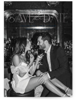 Elegant Fete Foil-Pressed Save The Date Cards