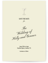 Elizabeth Foil-Pressed Save The Date Cards
