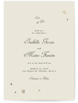Stars Foil-Pressed Save The Date Cards