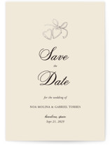 Locket Foil-Pressed Save The Date Cards